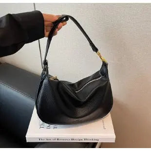 Luxury Brand Famous Designer Leather Diaper Bags For Women Elegant Classic Large Capacity Minimalist Shoulder Bag Paris