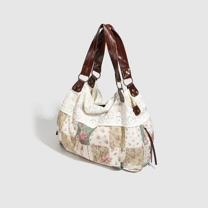 Vintage Lace Crossbody Bags for Women Shoulder Bag Versatile Purse and Handbags Designer Bags Travel Bag Сумка Женская 가방 Sac
