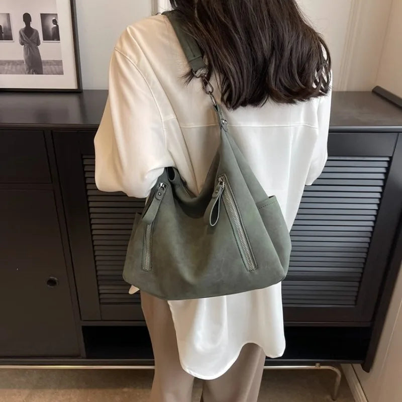 Luxury Famous Designer Classic Leather Diaper Bags For Women Elegant Minimalist Large Capacity Crossbody Bag Stylish Paris