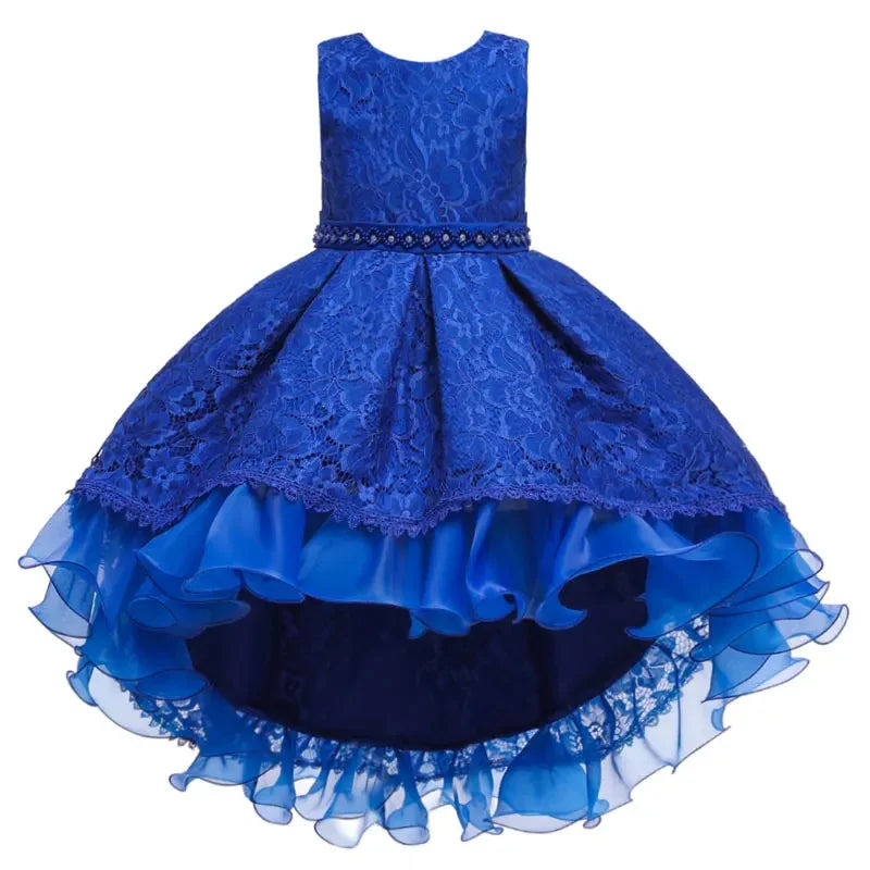 Four Seasons Children Clothing Girls Dresses Fashion Princess Dress for Girls Sleeveless Kids Flower Girl Dresses 3-13 Years