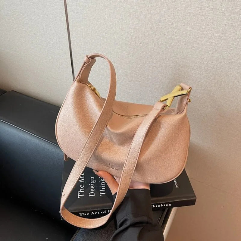 Luxury Brand Famous Designer Leather Diaper Bags For Women Elegant Classic Large Capacity Minimalist Shoulder Bag Paris