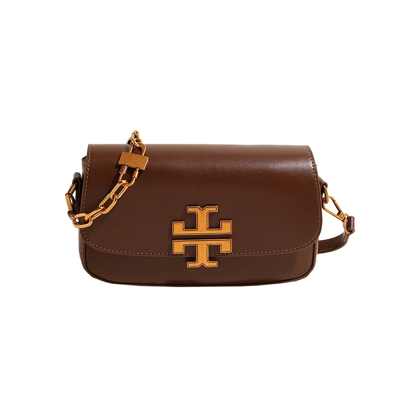 Luxury Leather Diaper Bags For Women Designer Crossbody Shoulder Purse Elegant Ladies Tote Handbag Classic Fashionable