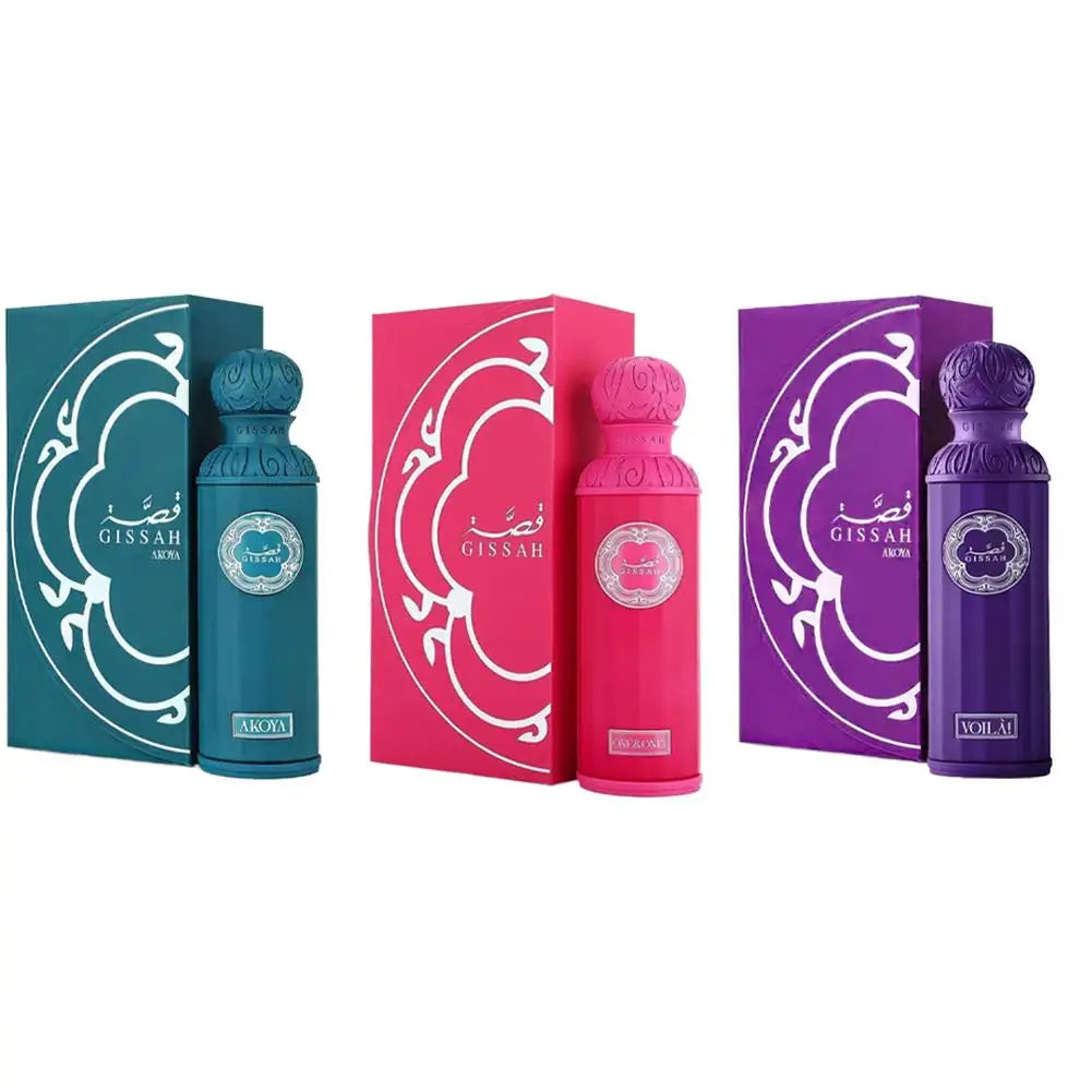 Gissah Akoya Perfume 200ML Citrus Woody Fragrance One & Only Perfume Floral Fruity Eau de Parfum Kuwaiti Perfumes