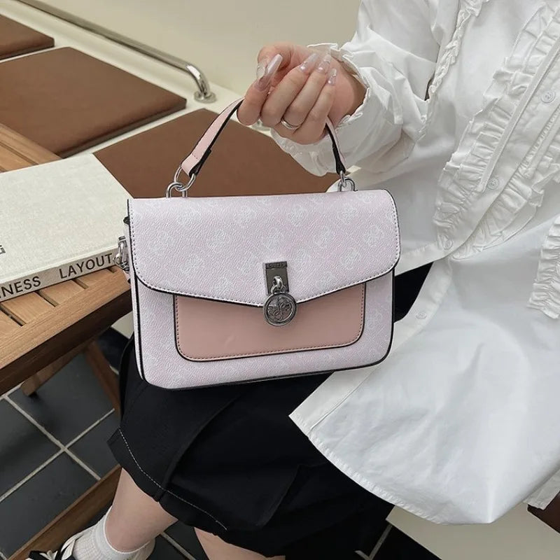 Vintage Print Women's Handbag - Stylish & Trendy Versatile Design for Handheld, Shoulder & Crossbody Wear