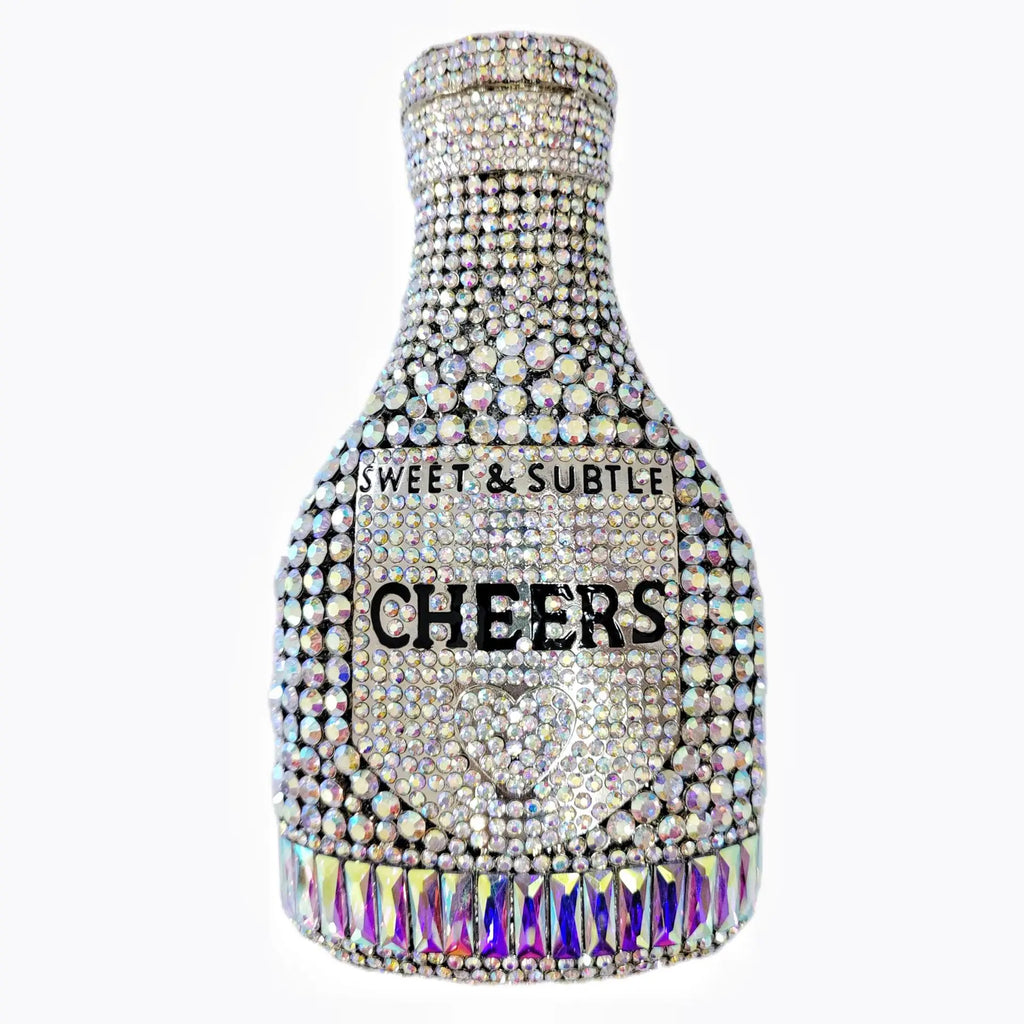 Champange Bottle bag Purses New Luxury Women Prom Dinner Crystal Clutches Diamond Lady Handbags Party Wedding Dinner bag