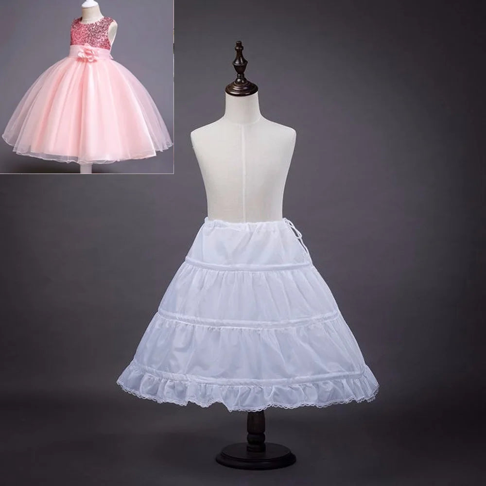 MisShow Flower Girl Dresses Princess For Wedding Party Bow Tie Back Girls Lace Dress For Kids 3-9 Years Ball Gown