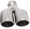 1PCS Exhaust Pipe 3'' inlet 4" outlet Universal Car Dual Muffler nozzle Tips Stainless Steel
