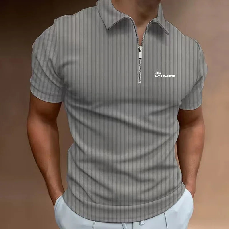 Polos hirts Männer leichte Luxusmarke Polos hirt, Sommer Kurzarm T-Shirt Mode Tops Qualität Kleidung Golf tragen Polyester