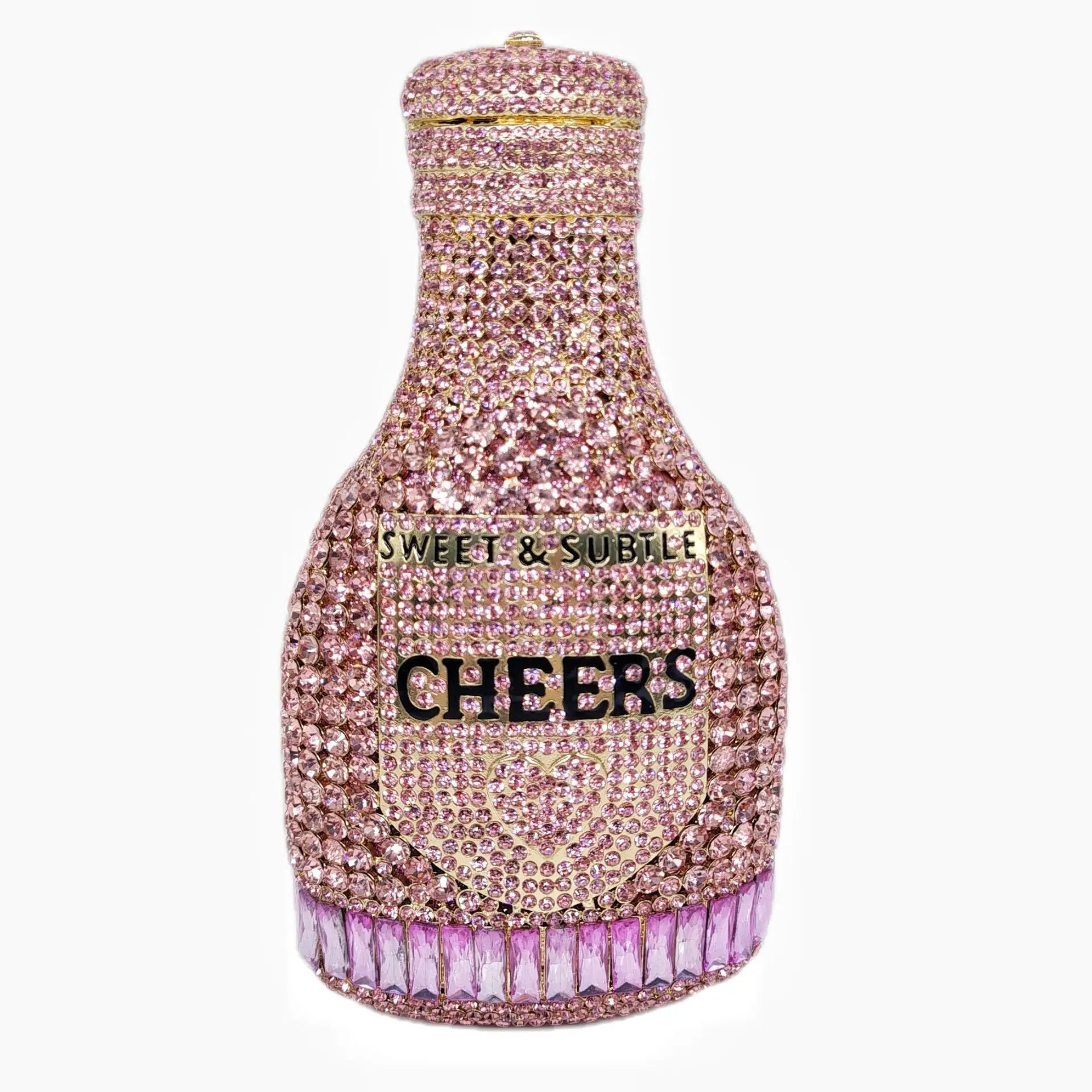 Champange Bottle bag Purses New Luxury Women Prom Dinner Crystal Clutches Diamond Lady Handbags Party Wedding Dinner bag