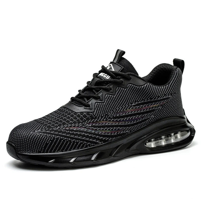 Insulation 6KV Work Safety Shoes Men Lightweight Air Cushion Indestructible Safety Boots Breathable Protective Work Sneakers