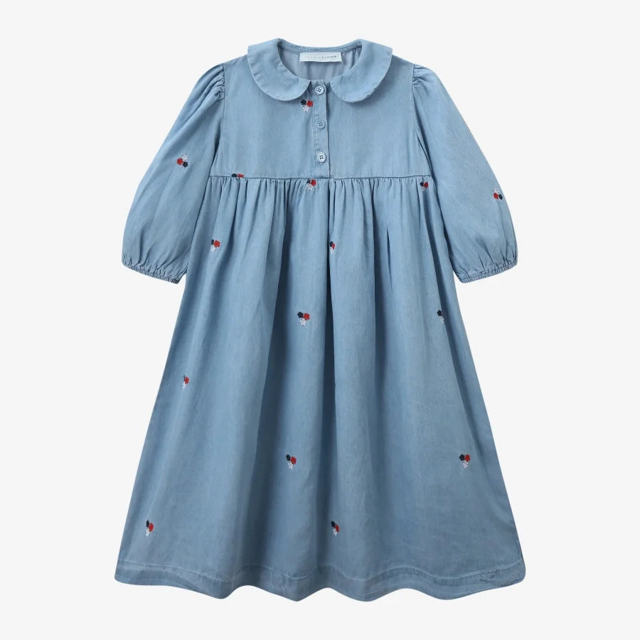Clearance sale AS SS25 summer Embroidered Denim Collection high quality denim boys girls familly match clothes