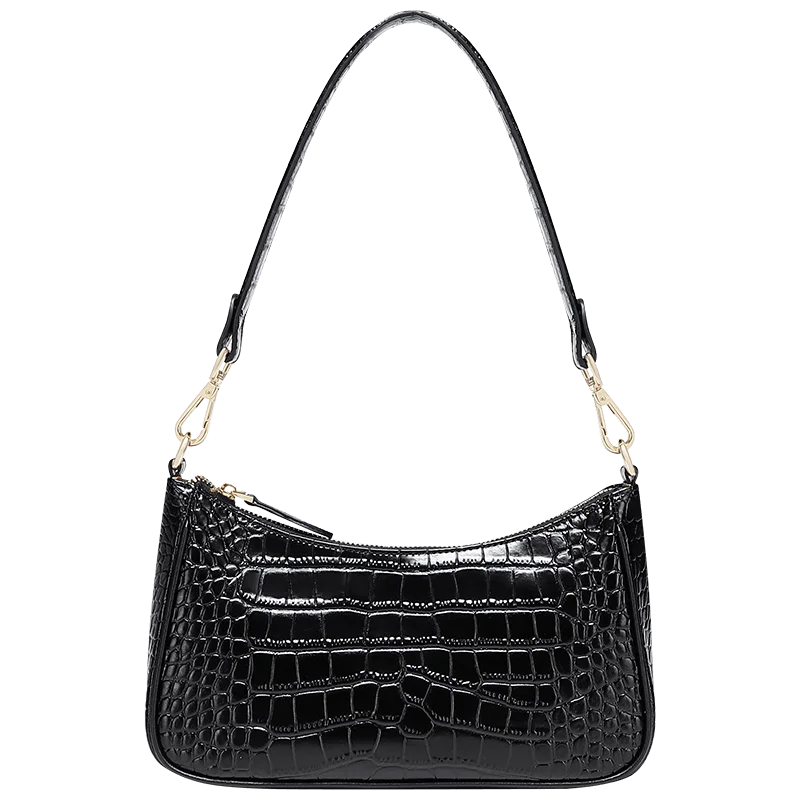 GOLF Bag  Genuine Leather White Underarm Bag Women's Summer French Club Bag Versatile Fashion Shoulder Bag
