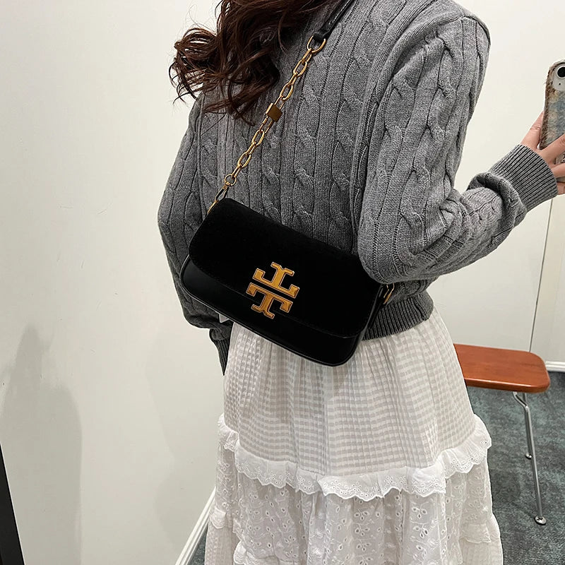 Luxury Leather Diaper Bags For Women Designer Crossbody Shoulder Purse Elegant Ladies Tote Handbag Classic Fashionable