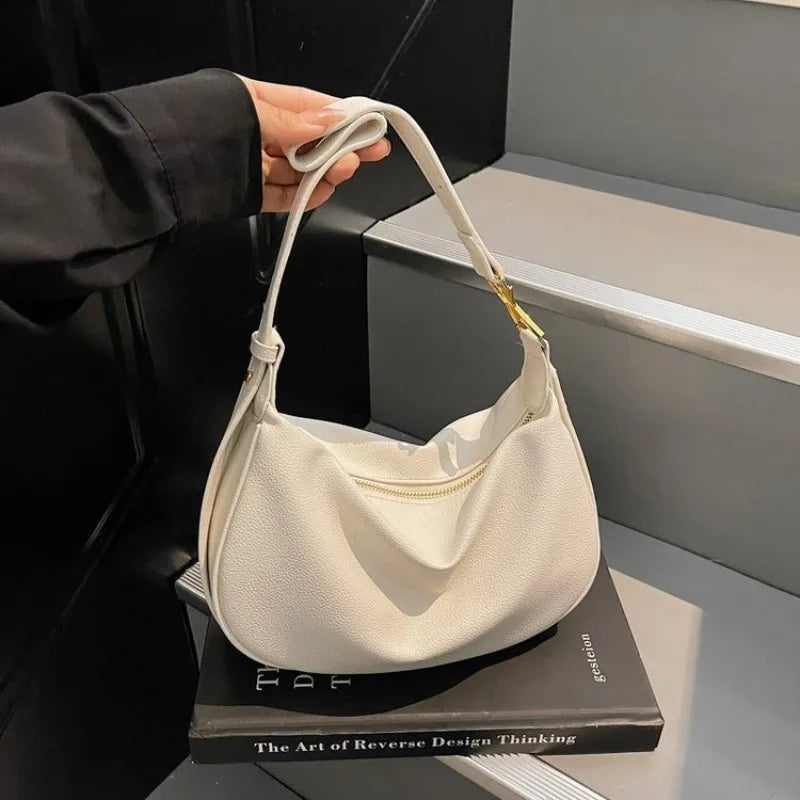 Luxury Brand Famous Designer Leather Diaper Bags For Women Elegant Classic Large Capacity Minimalist Shoulder Bag Paris