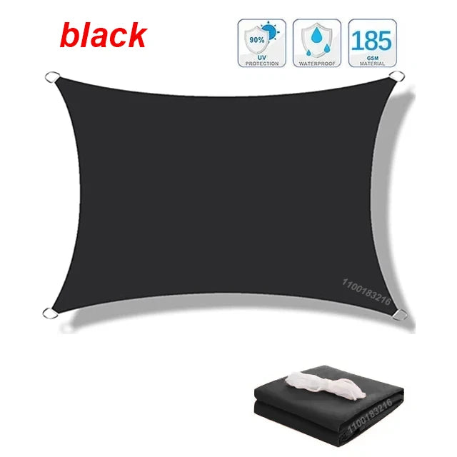 Waterproof Large Sun Shelter Sunshade Protection Outdoor Canopy Garden Patio Pool Shade Sail Awning Camping Shade ﻿
