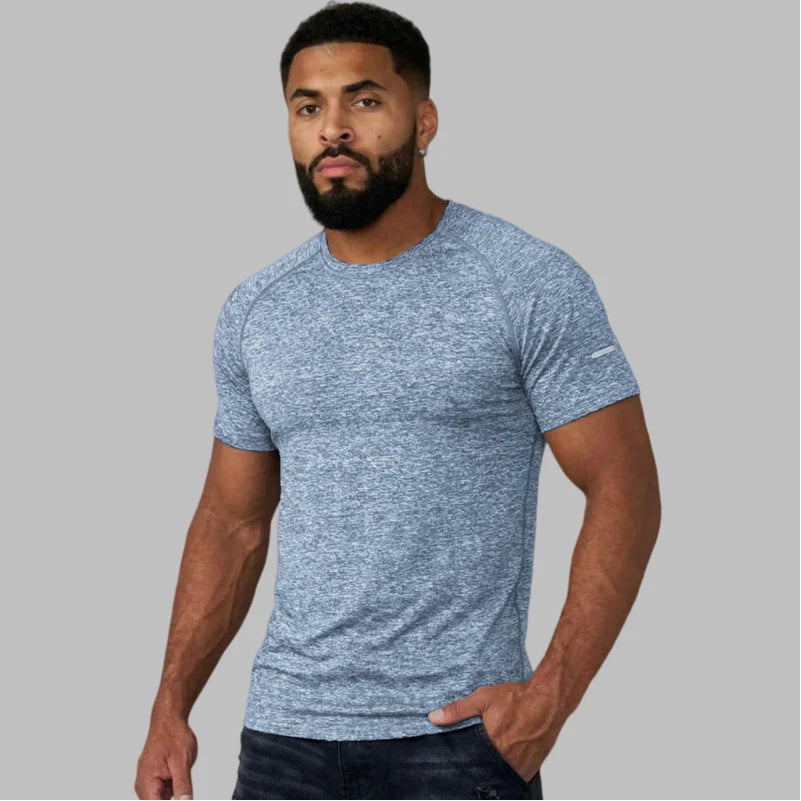 Men Compression Running T Shirt Fitness Tight Short Sleeve Tshirt Training Jogging Shirts Gym Sportswear Quick Dry Men's T shirt