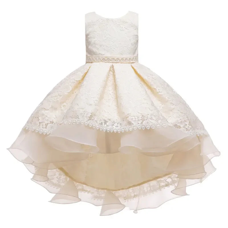 Four Seasons Children Clothing Girls Dresses Fashion Princess Dress for Girls Sleeveless Kids Flower Girl Dresses 3-13 Years
