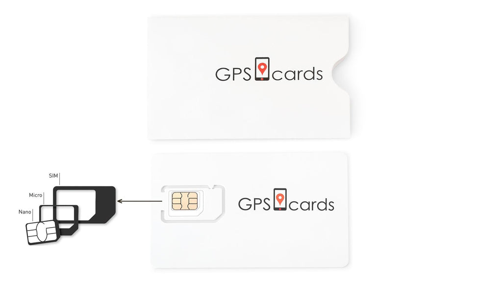 Sim card for GPS-408 Large Battery Tracker with vibration & Movement Alarm