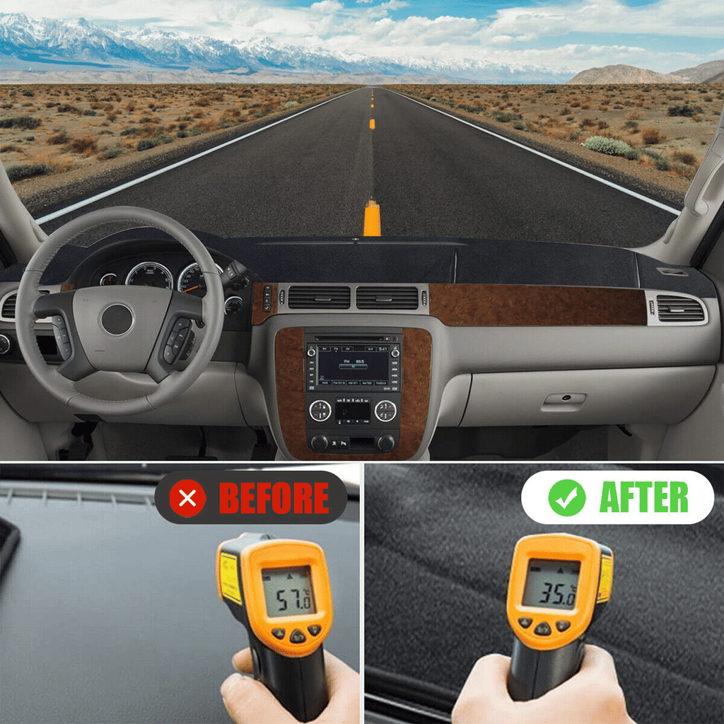 Car Dash Cover Mat Dashboard Pad for Chevy Silverado 1500 2500 Tahoe 2001-2006