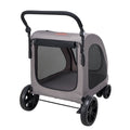 Pet Stroller - 4-Wheels Dog Stroller Carrier 160lbs Weight Capacity Portable