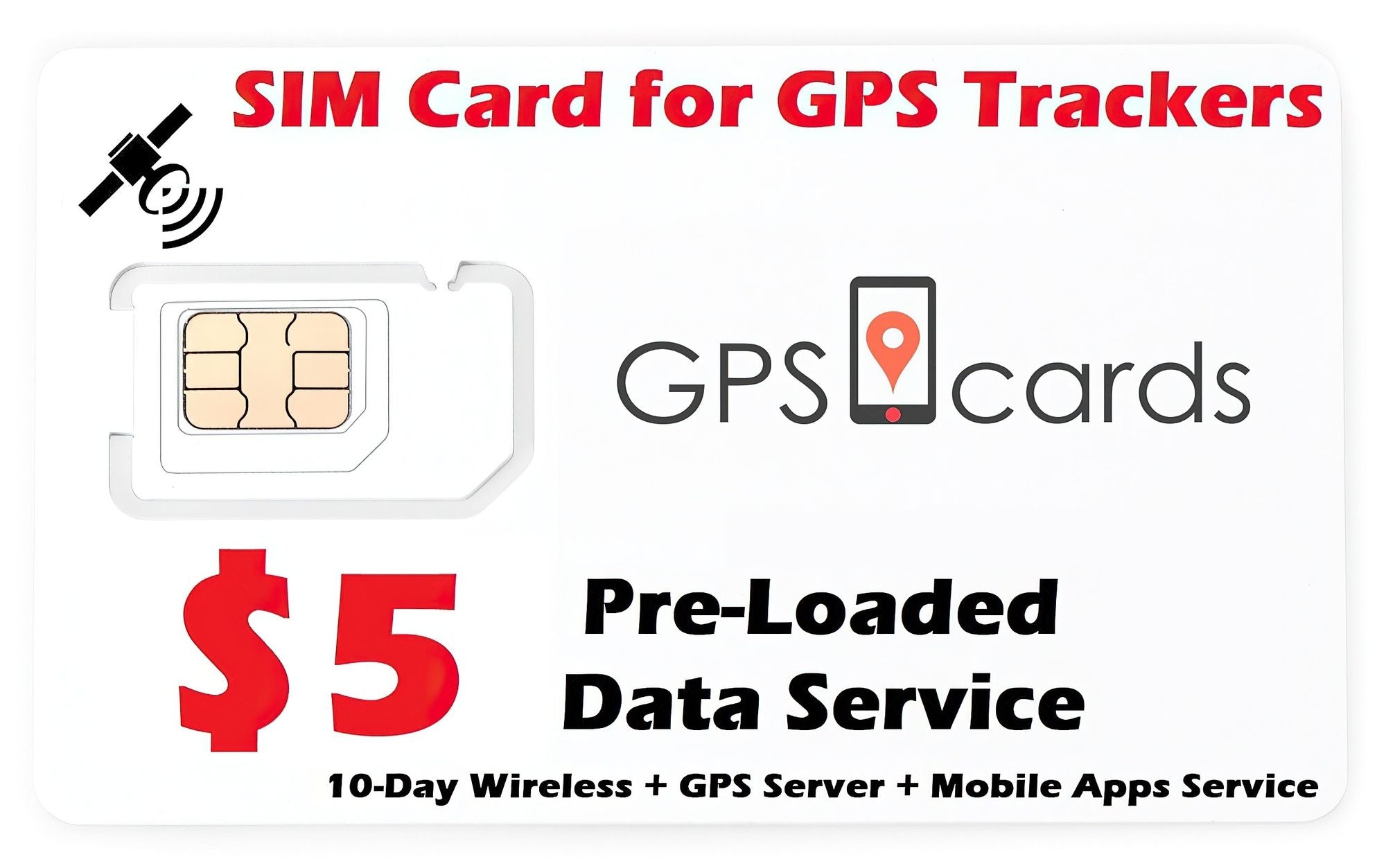 Sim Card for Large Battery GPS408 Tracker with 4G Powerful Tracking