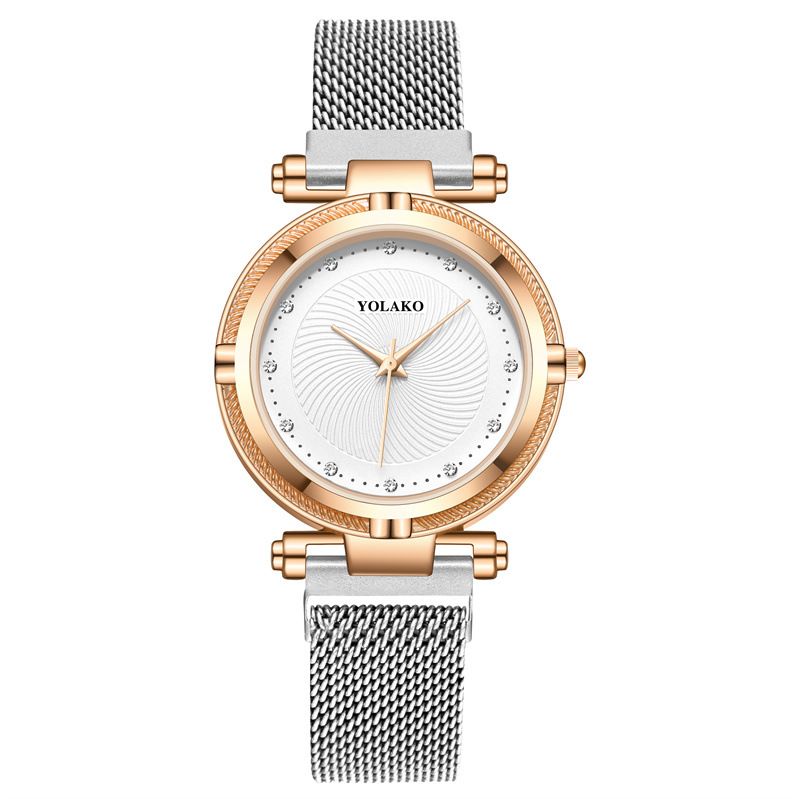 Fashion Diamond Women's Lazy Magnet Wrist Watch