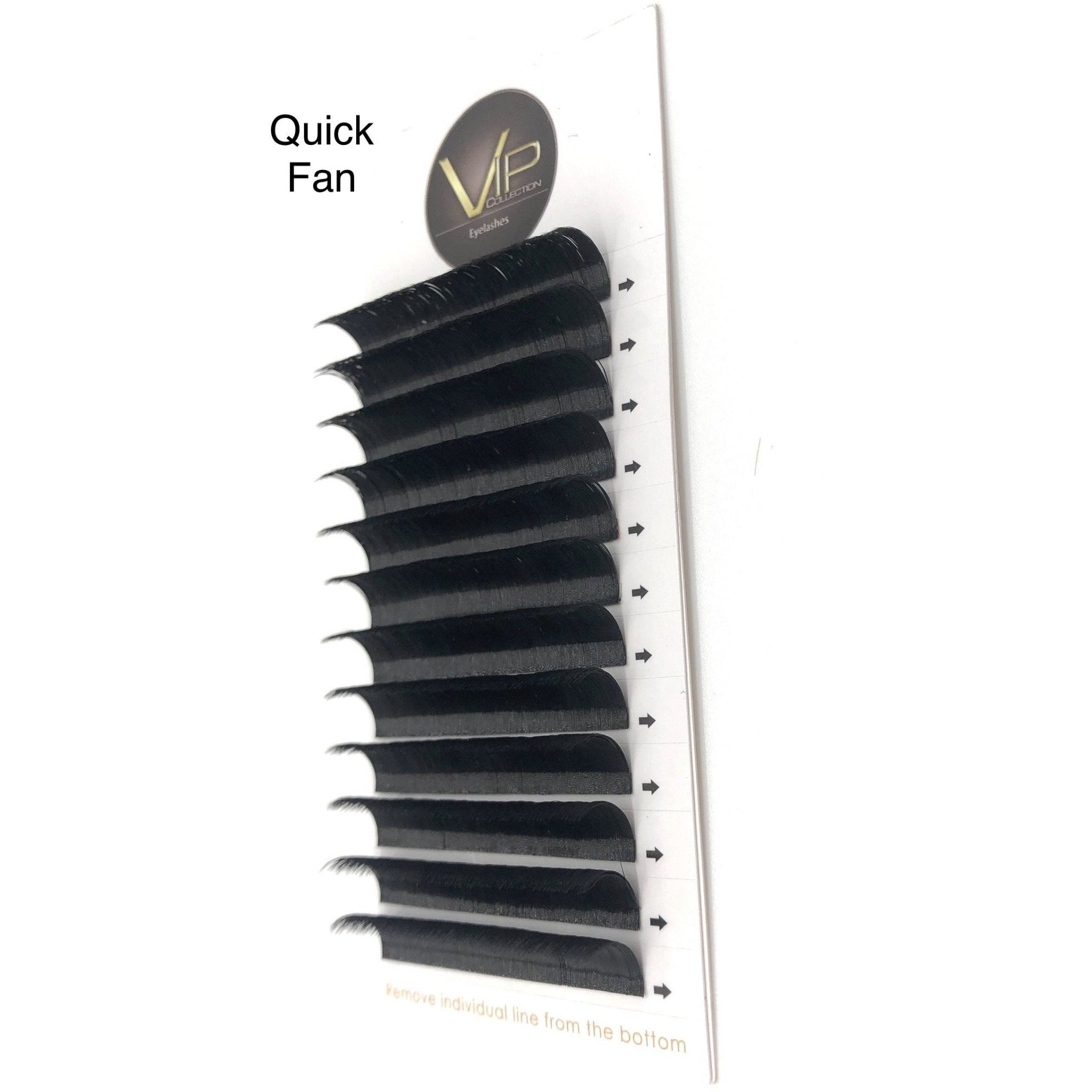 VIP Quick Fan Lash Extensions - 12 lines 0.07 D Curl